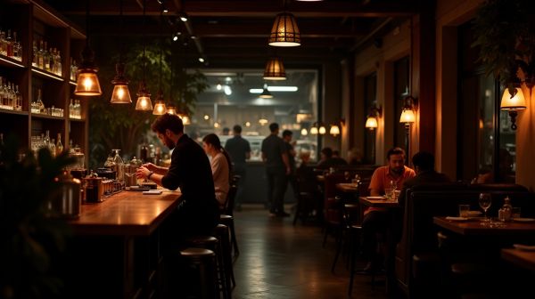 Où savourer un cocktail ou un plat dans un restaurant bar ?